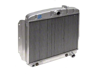 Chevy Truck Aluminum Radiator, With 1-1/4 Tubes, Dual Core, Griffin, 1955-1959