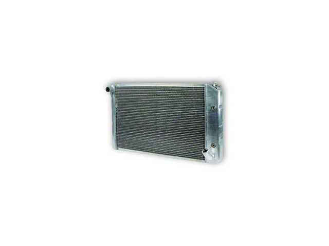 Chevy Truck Aluminum Radiator, With 1-1/4 Tubes, Dual Core, Griffin, 1963-1966