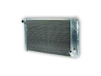 Chevy Truck Aluminum Radiator, With 1-1/4 Tubes, Dual Core, Griffin, 1963-1966