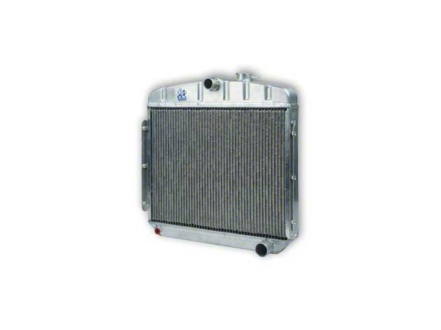 Chevy Truck Aluminum Radiator, With 1 Tubes, Dual Core, Griffin, 1955-1959