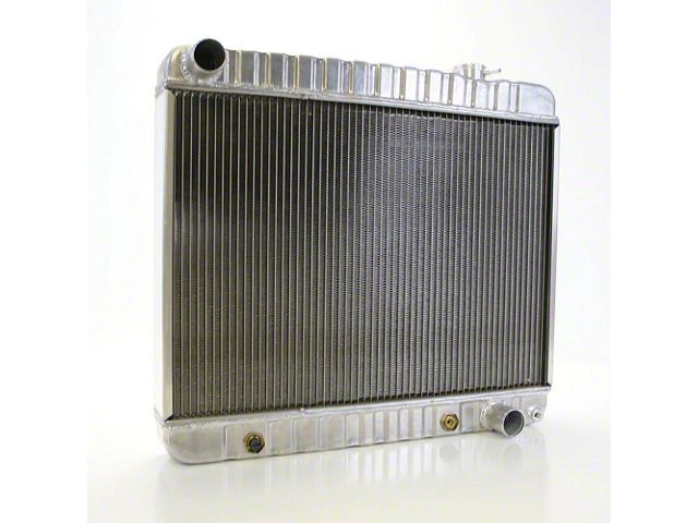 Chevy Truck Aluminum Radiator, With 1 Tubes, Dual Core, Griffin, 1963-1966