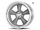 Chevy-GMC Truck American Racing Classic Torq Thrust II Wheel, Mag Gray, 5x5 Bolt Pattern, 15