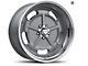Chevy-GMC Truck American Racing Salt Flat Wheel-Mag Gray With Diamond Cut Lip, 5x5 Bolt Pattern, 20