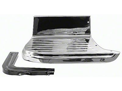 Chevy Truck Bed Step, Chrome, Short Bed, Step Side, Left, 1955-1966