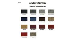 Bench Seat Upholstery Kit; Chamois Vinyl/Oak Cloth (60-66 C10)