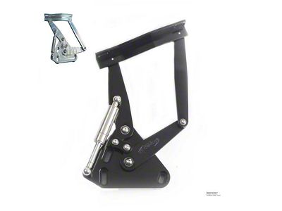 Chevy Truck - Billet Aluminum Hood Hinges, Anodized, Steel Hood, 1967-1972