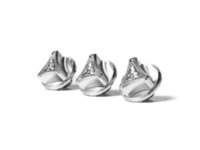 Billet Climate Control Knobs; Machined Finish (95-99 C1500, C2500, C3500, K1500, K2500, K3500)