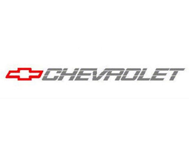 Chevy Truck Bowtie-Chevrolet 4 X 5 1/2 Letter Tailgate Name Decal 1990-1991