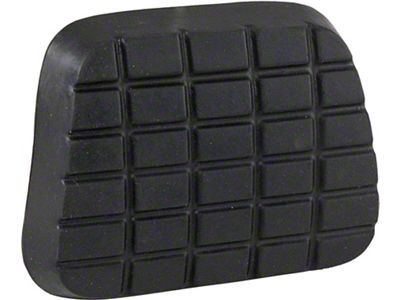 Chevy Truck Brake Or Clutch Pedal Pad, Square Pattern, 1960-1972