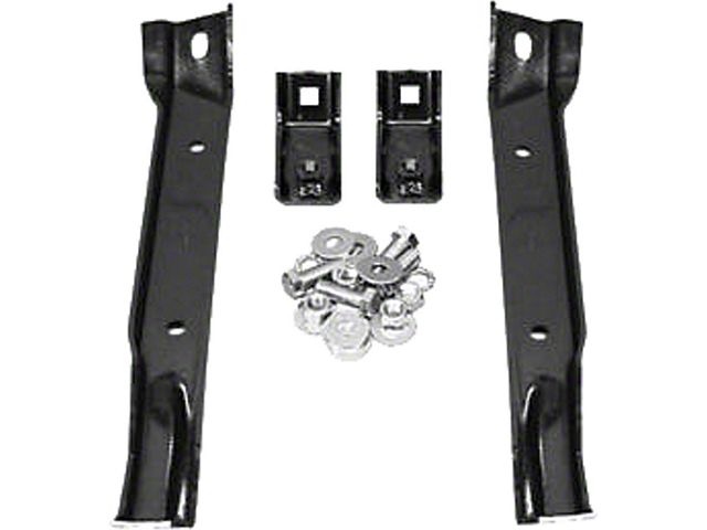 Chevy Truck Bumper Bracket Set, Front, 4 Wheel Drive, 1967-1970