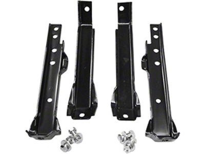 Chevy Truck Bumper Bracket Set, Rear, 2 And 4 Wheel Drive, 1971-1972