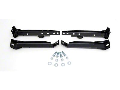 Chevy Truck Bumper Bracket Set, Rear, 4 WD WithCoil Spring Suspension, 1967-1972