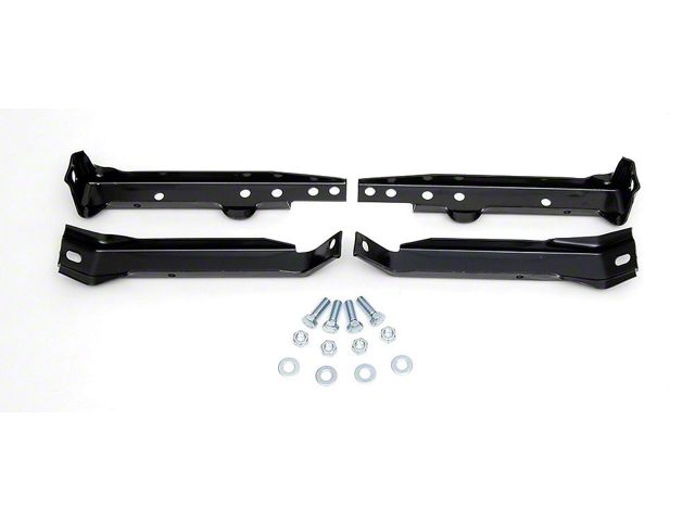 Chevy Truck Bumper Bracket Set, Rear, 4 WD WithCoil Spring Suspension, 1967-1972