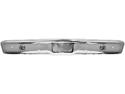 Chevy Truck Bumper, Front, Chrome, With Fog Light Holes, 1967-1970