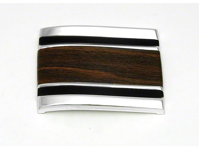 Chevy Truck Cab Molding, With Wood Grain Insert, Custom Sport, Lower, Left, 1969-1972