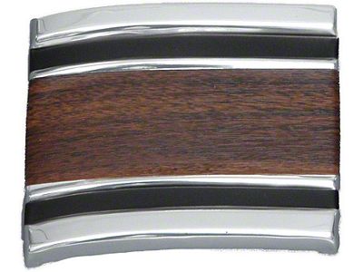 Chevy Truck Cab Molding, With Wood Grain Insert, Lower Right, Custom Sport, 1969-1972