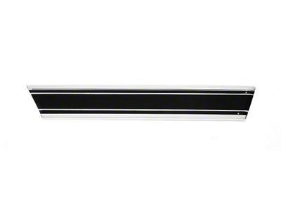 Chevy Truck Custom Sport Fleet Side Molding, Short Bed With Black Insert, Left Rear Lower, 1969-1972