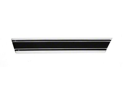 Chevy Truck Custom Sport Fleet Side Molding, Short Bed With Black Insert, Right Rear Lower, 1969-1972