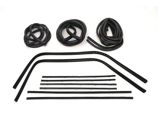Chevy Truck Custom Weatherstrip Kit, Without Chrome, 1967-1972