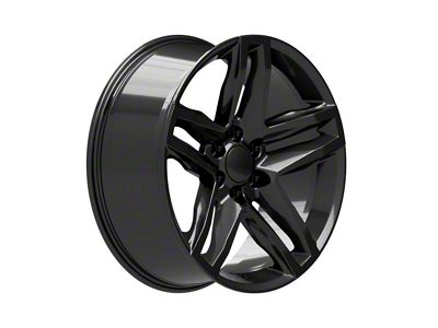 CV34 Gloss Black 6-Lug Wheel; 22x9; 26mm Offset (88-99 C1500, K1500)