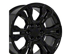CV65 Gloss Black 6-Lug Wheel; 20x9; 26mm Offset (88-99 C1500, K1500)