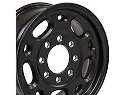 CV82 Satin Black 8-Lug Wheel; 16x6.5; 28mm Offset (88-00 C2500, C3500, K2500, K3500)