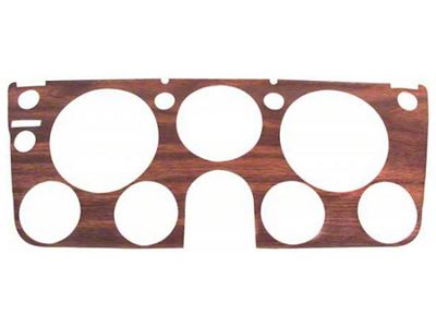 Chevy Truck Dash Bezel Applique, Wood Grain, 1967-1968