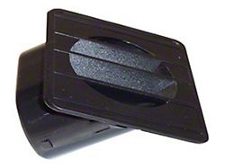 Chevy Truck Defroster Outlet, Right, Black, 1967-1972