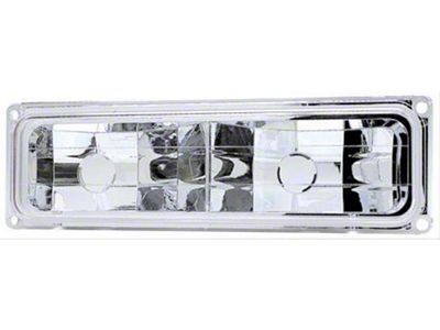 Diamond Cut Front Parking/Turn Signal Lights; Clear (88-99 C1500, C2500, C3500, K1500, K2500, K3500)