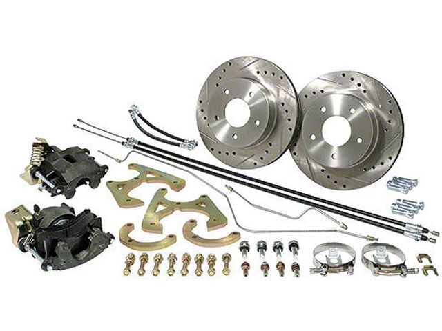 Chevy Truck Disc Brake Kit, Rear, 6 Lug, 1963-1966