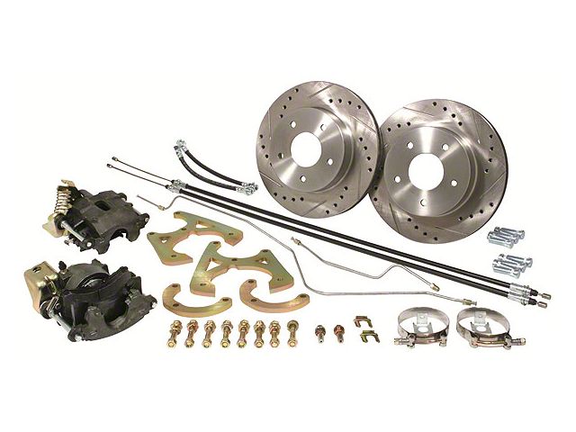 Chevy Truck Disc Brake Kit, Rear, 6 Lug, 1967-1970