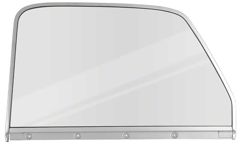 1932-1934 Ford Pickup Truck Door Glass, Clear Replacement (18" X 26" Blank)