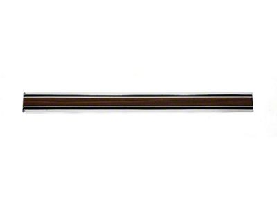 Chevy Truck Door Molding, With Wood Grain Insert, Lower, Left, Custom Sport, 1969-1972