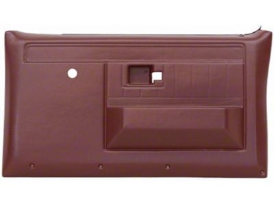 Chevy Truck Door Panels, Front, Full Size Pickup, Sierra Type, With Power Windows, 1981-1987
