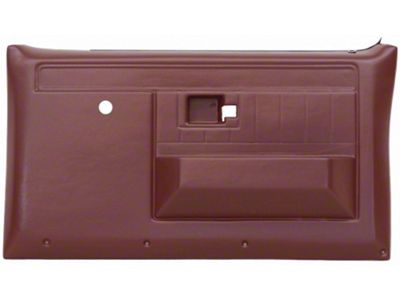 Chevy Truck Door Panels, Front, Full Size Pickup, Sierra Type, Without Power Windows Or Locks, 1981-1987