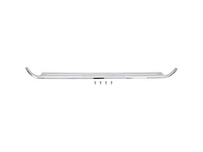 Door Sill Plate with Bow Tie Engraved; Chrome (67-72 C/K10)