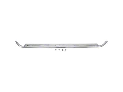 Door Sill Plate with Bow Tie; Stainless Steel (67-72 C/K10)