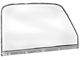 Chevy Truck Door Window Frame, Chrome, With Glass, Left, 1947-1949