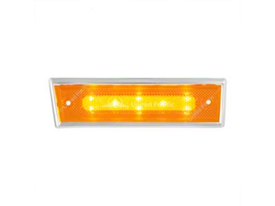 Dual Function LED Side Marker Light with SS Trim; Driver Side (81-91 Blazer, C10, Jimmy, K10)