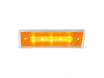 Dual Function LED Side Marker Light with SS Trim; Passenger Side (81-91 Blazer, C10, Jimmy, K10)