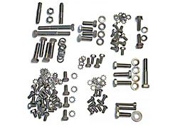 Chevy Truck Engine Bolt Kit, Stainless Steel, 235ci, Use With Aluminum Valve Cover, 1947-1955 1st Series