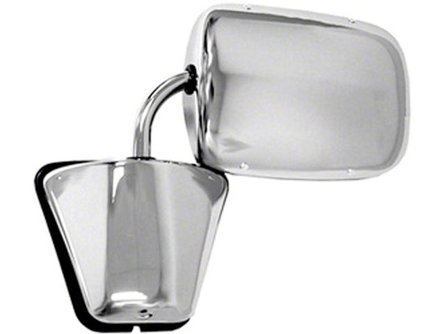 Chevy Truck Exterior Mirror, Chrome, 1973-1987