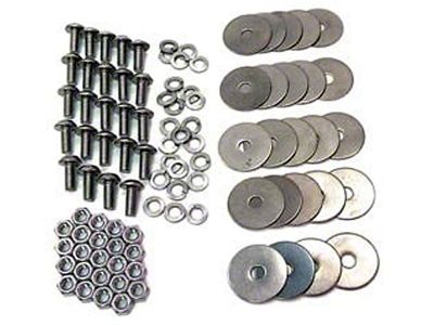 Brothers Trucks Chevy Truck Fender Bolt Kit, Rear, Stainless Steel, Stepside, 1947-1972