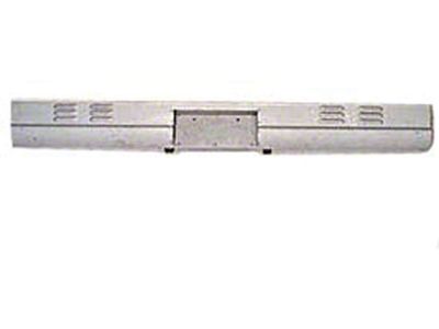 Chevy Truck Fleet Side 4-Row Louvered Rear Roll Pan With License Plate Box, 1967-1972