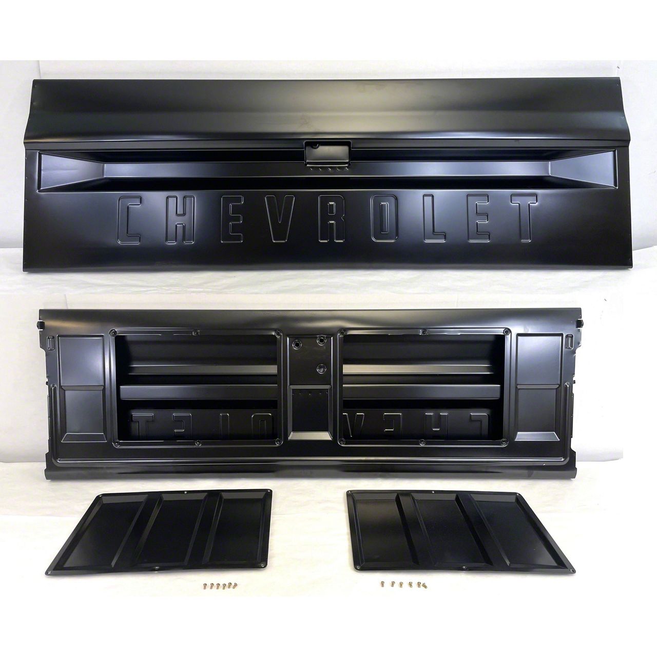 Ecklers Fleetside Tailgate with Access Panel and Chevrolet