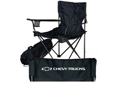 Chair,Folding Arm,Mesh,Black,Chevy Truck
