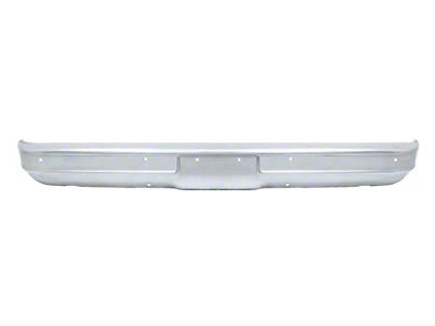 Chevy Truck Front Bumper, Chrome, Without Impact Strip Holes, Show Quality, 1973-1980