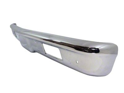 Chevy Truck Front Bumper, Chrome, Without License Plate Hole, Show Quality, 1971-1972
