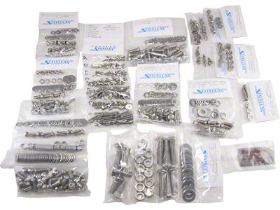 Chevy Truck Front End & Cab Bolt Kit, Stainless Steel, Button Head, 1947-1951