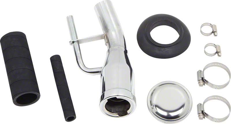 Ecklers Fuel Tank Filler Installation Kit with Chrome Neck (55-58 ...